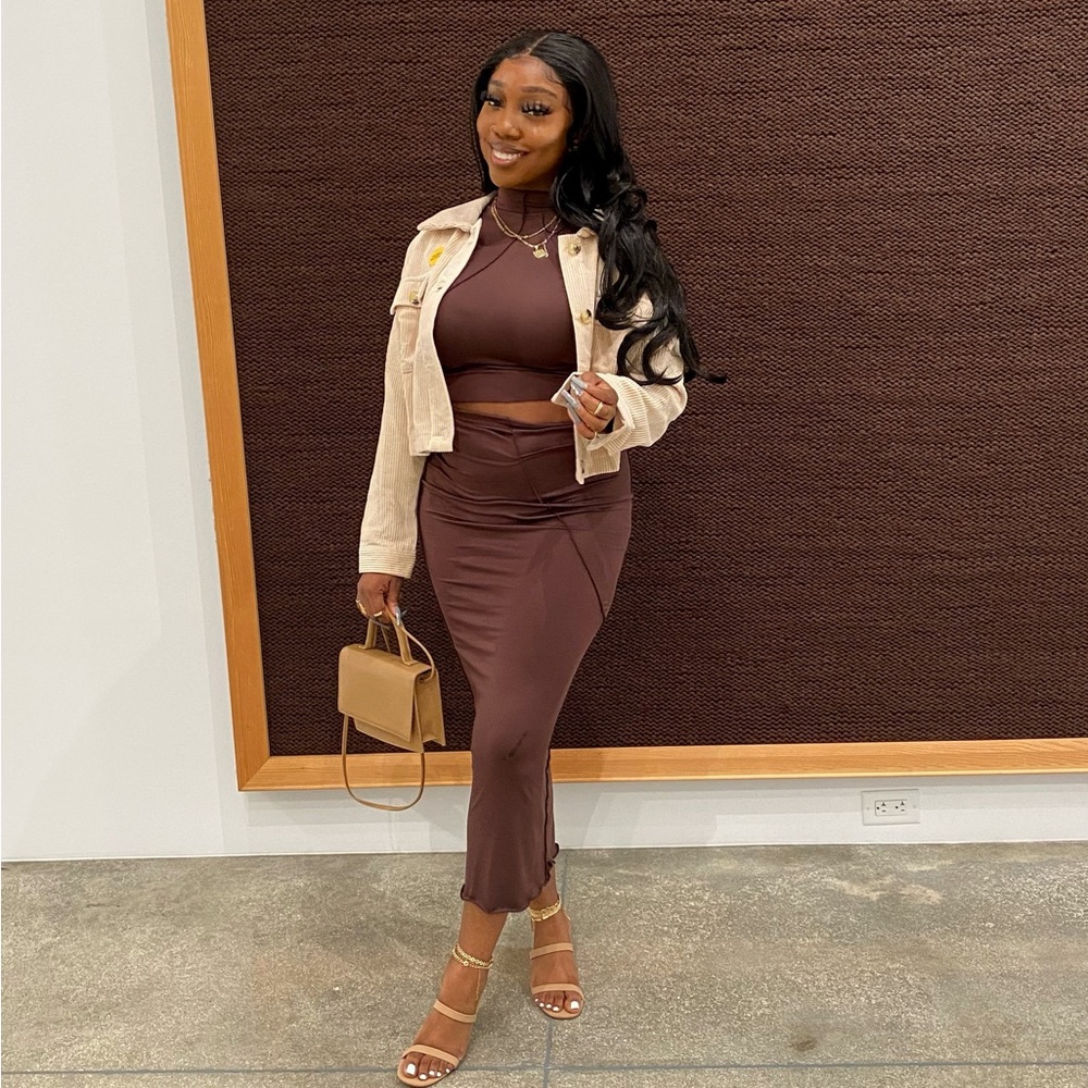 ✨SOLD ON VINTED✨ 2 piece Brown Set